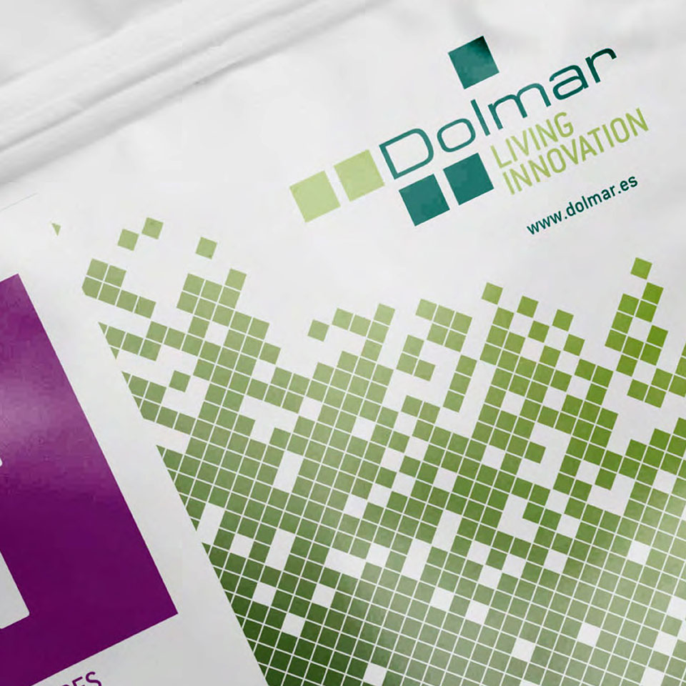 Gráfica packaging Dolmar productos
